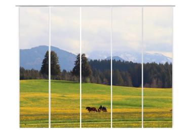 Auf dem Weg, Flächenvorhang 5er Set 5er Set